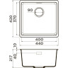 Мойка OMOIKIRI KATA 44-U-DC Artgranit/темный шоколад 4993402