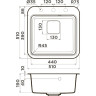 Мойка OMOIKIRI TASOGARE 51-CA Artgranit/карамель 4993739