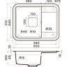 Мойка OMOIKIRI TASOGARE 65-BL 4993490