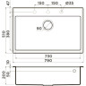 Мойка OMOIKIRI TEDORI 79-BL 4993948