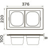 Контейнер OMOIKIRI DC-04-2-LG светлое золото 4999086
